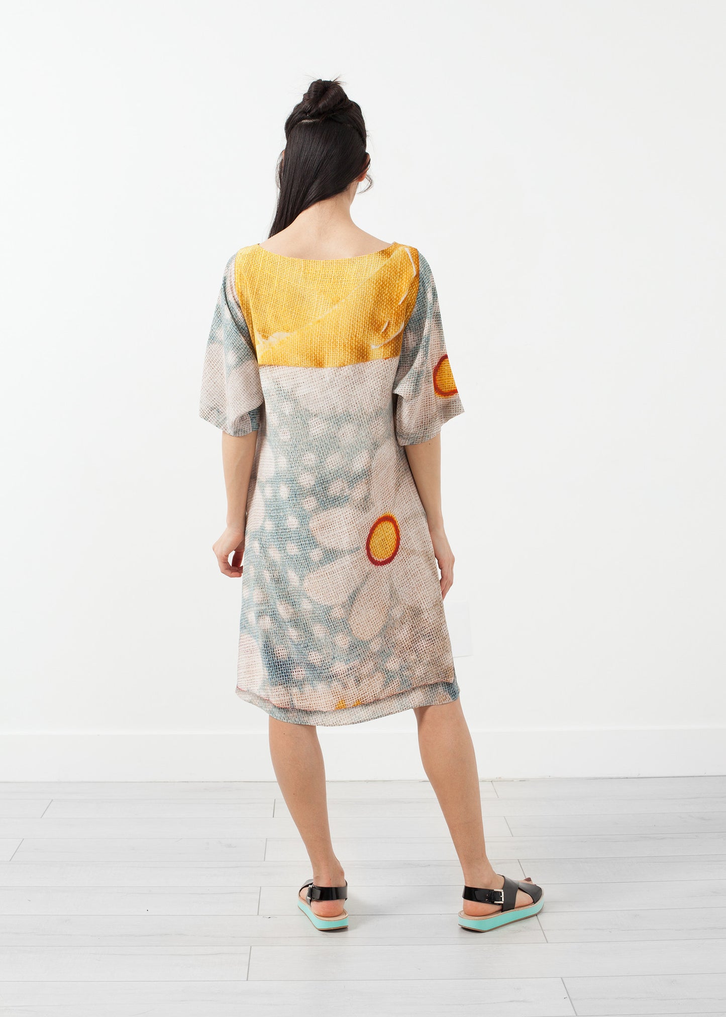 3/4 Sleeve Kimono Dress